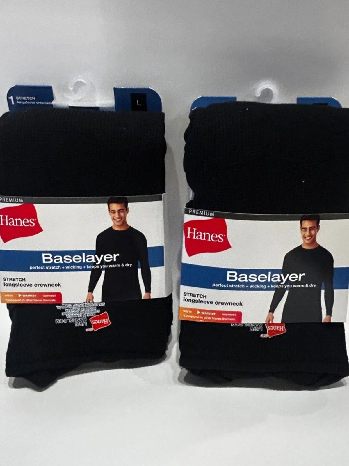 Hanes Black Baselayer Longsleeve Crewneck set Large thermo casual shirts nwt Unisex T-shirt, Sweatshirt, Hoodie, Long Sleeve Tee - T-Shirt, Sweatshirt, Hoodie