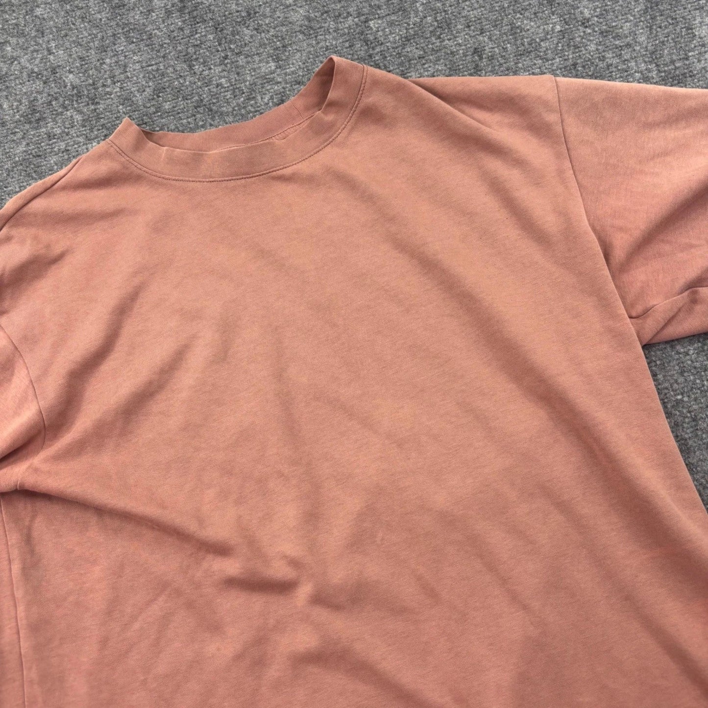Uniqlo U AIRism Cotton Oversized T-Shirt M Terracotta Crew Neck Mens Unisex T-shirt, Sweatshirt, Hoodie, Long Sleeve Tee - T-Shirt, Sweatshirt, Hoodie