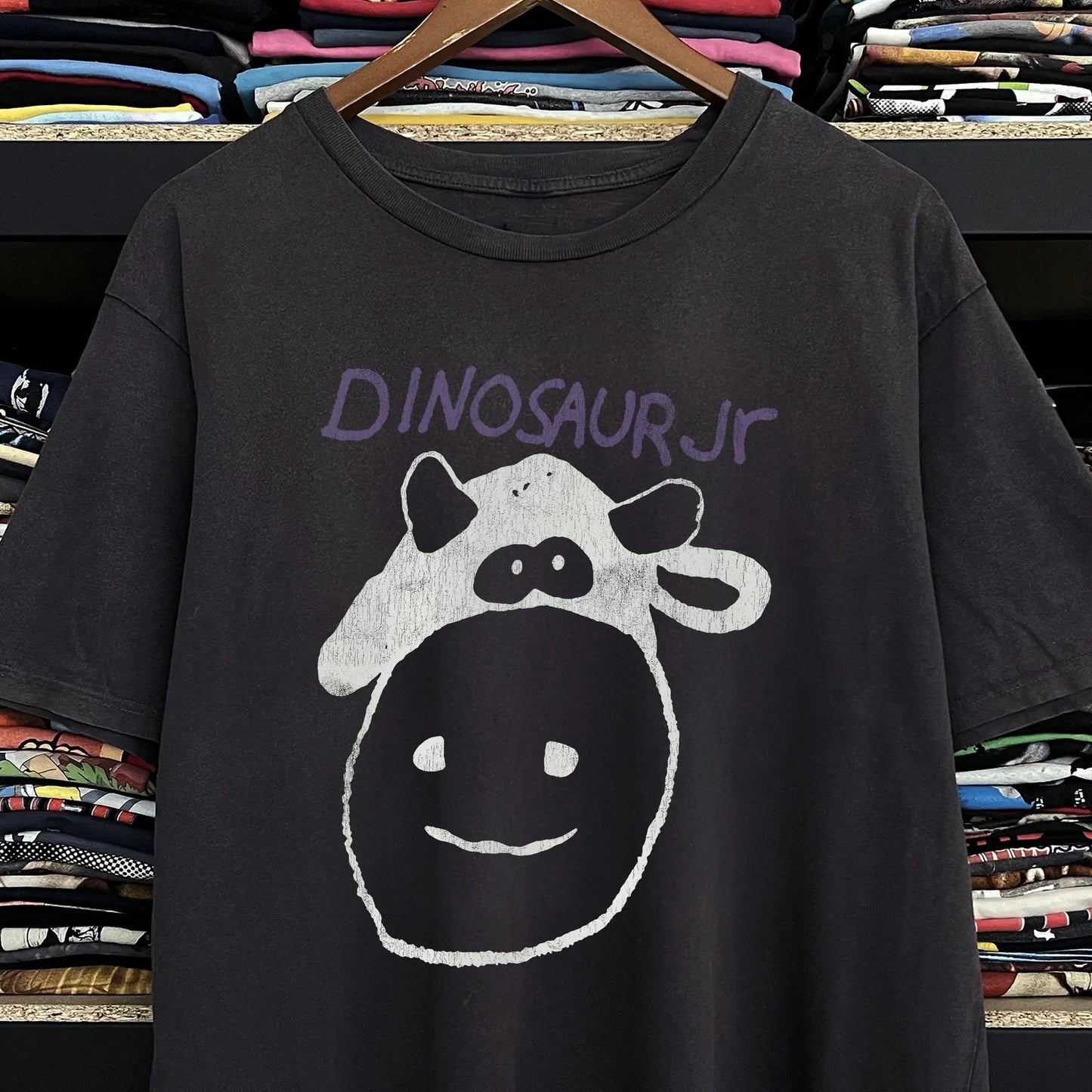 90s Dinosaur Jr Cow Classic T-Shirt Black XL Unisex T-shirt, Sweatshirt, Hoodie, Long Sleeve Tee - T-Shirt, Sweatshirt, Hoodie