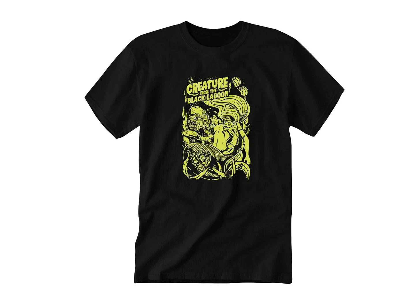Creature from the Black Lagoon Art Image | Youth & Adult Unisex Tee Tshirt Unisex T-shirt, Sweatshirt, Hoodie, Long Sleeve Tee - T-Shirt, Sweatshirt, Hoodie