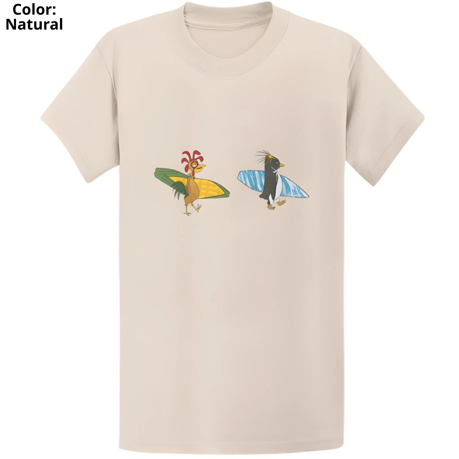 Gildan 5000 Cody Maverick Chicken Joe Surf's Up T-Shirt - Funny Movie Gift Tee Unisex T-shirt, Sweatshirt, Hoodie, Long Sleeve Tee - T-Shirt, Sweatshirt, Hoodie