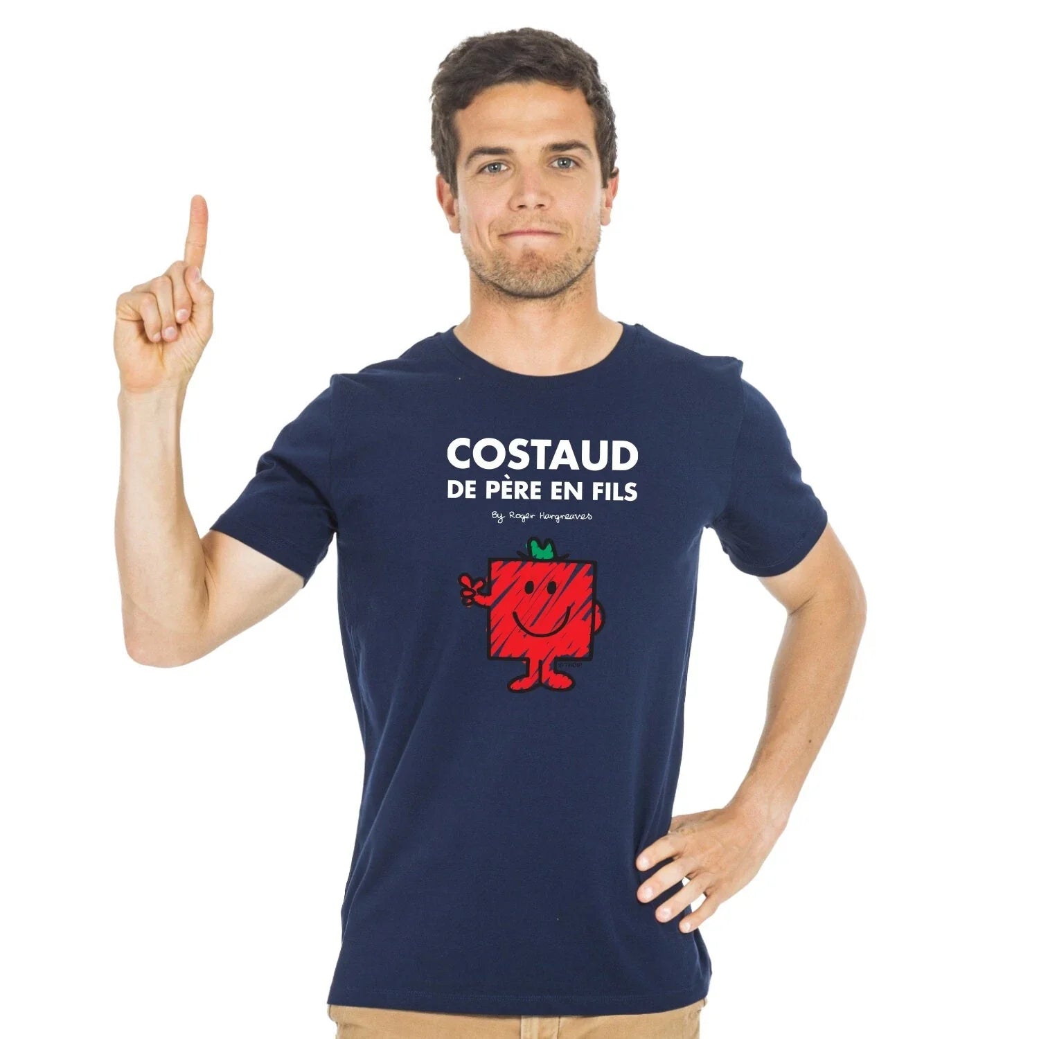 T-Shirt Man short Sleeve Beefy Of Father IN Thread Color Navy Blue Unisex T-shirt, Sweatshirt, Hoodie, Long Sleeve Tee - T-Shirt, Sweatshirt, Hoodie
