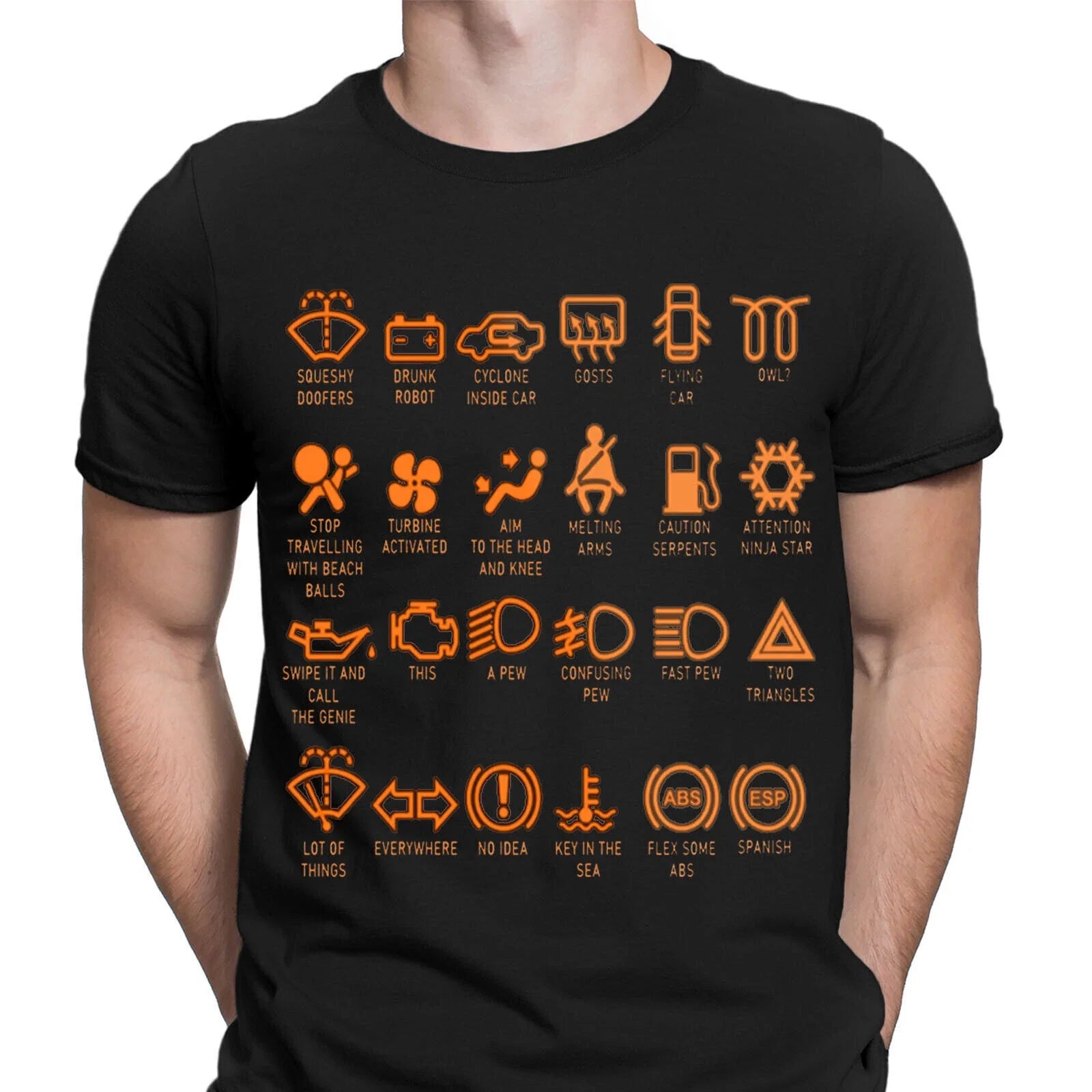 Dash Icons Funny Car Garage Mechanic Gift Fathers Day Mens T-Shirts Tee Top #NED Unisex T-shirt, Sweatshirt, Hoodie, Long Sleeve Tee - T-Shirt, Sweatshirt, Hoodie