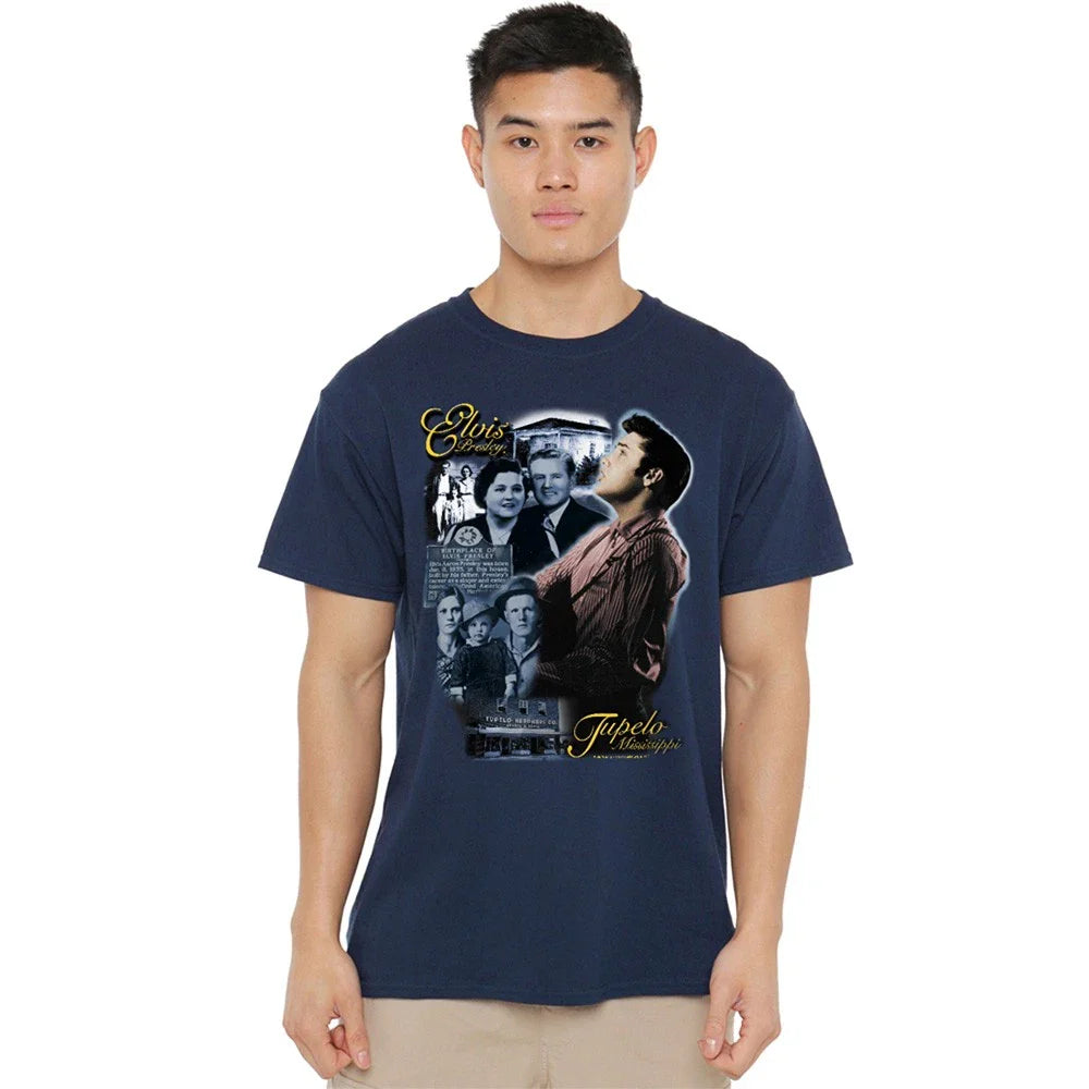 Tupelo Unisex T-Shirt S-5XL, Navy Unisex T-shirt, Sweatshirt, Hoodie, Long Sleeve Tee - T-Shirt, Sweatshirt, Hoodie