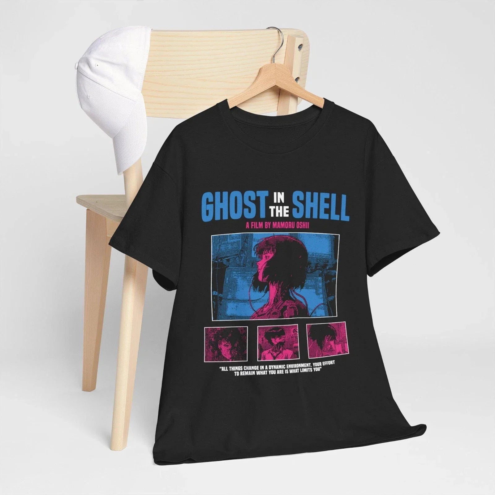 Ghost in the Shell 1995 T-Shirt, Major Kusanagi Cyberpunk Anime Tee Unisex T-shirt, Sweatshirt, Hoodie, Long Sleeve Tee - T-Shirt, Sweatshirt, Hoodie