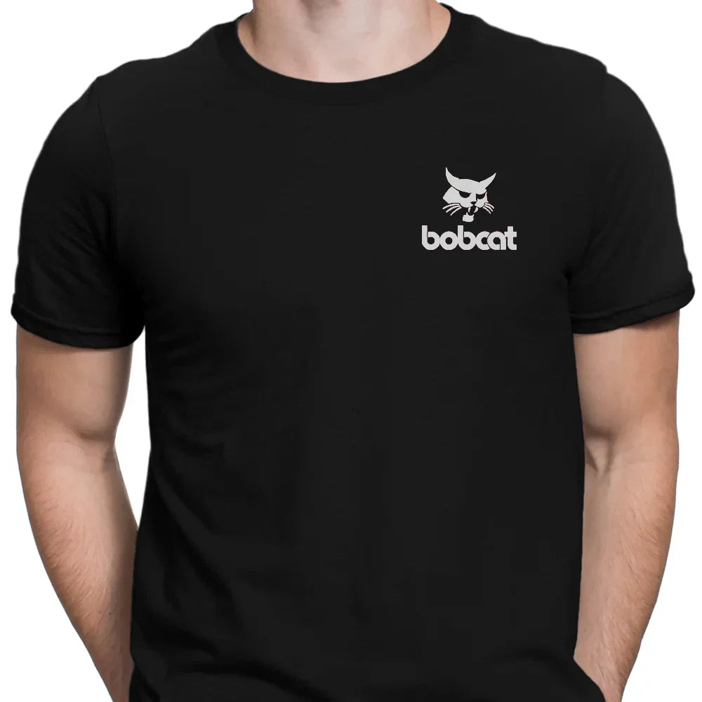 Bobcat Black T-Shirt Simple Logo Tee Car Enthusiast Casual Wear Unisex T-shirt, Sweatshirt, Hoodie, Long Sleeve Tee - T-Shirt, Sweatshirt, Hoodie