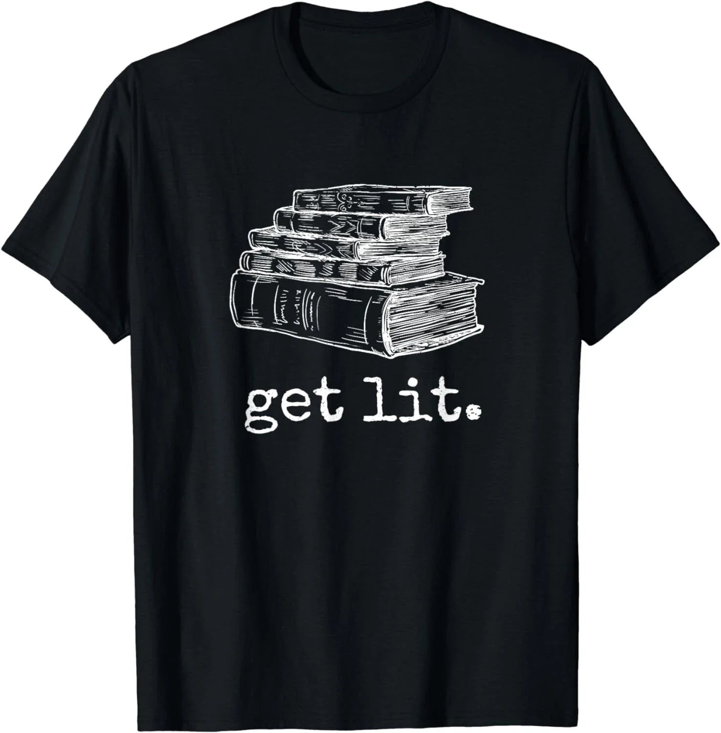Get Lit with Books Funny Meme - Gift for Book Lover, Reading Gift Unisex T-Shirt Unisex T-shirt, Sweatshirt, Hoodie, Long Sleeve Tee - T-Shirt, Sweatshirt, Hoodie