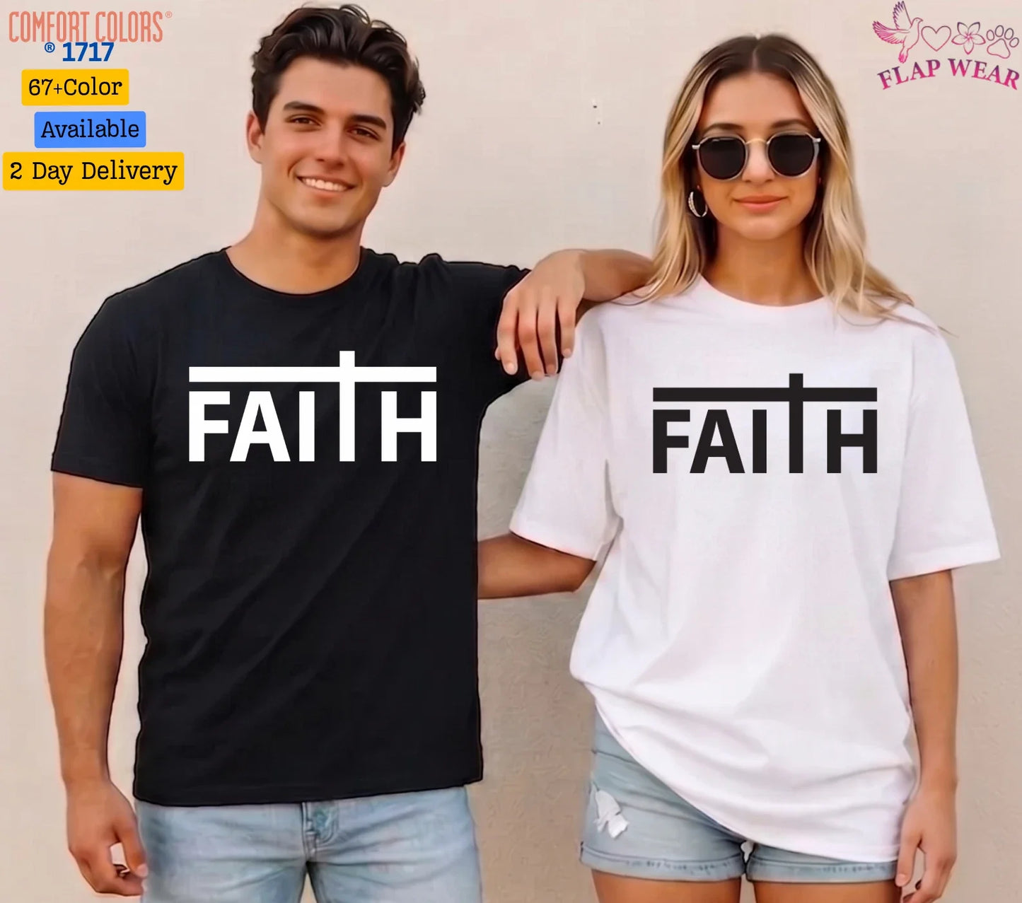 Unisex Faith Cross Christian T-Shirt, Men T shirt,Women T shirt Gift ReligionTop Unisex T-shirt, Sweatshirt, Hoodie, Long Sleeve Tee - T-Shirt, Sweatshirt, Hoodie