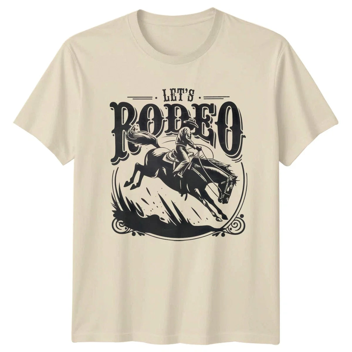 Lets Rodeo T-Shirt Bronco Riding Rodeo Fathers Day Gift For Him And Her Unisex T-shirt, Sweatshirt, Hoodie, Long Sleeve Tee - T-Shirt, Sweatshirt, Hoodie