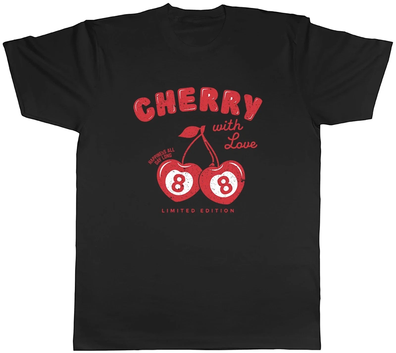 Cherry with Love 88 Limited Edition Mens T-Shirt Tee Gift Top Unisex T-shirt, Sweatshirt, Hoodie, Long Sleeve Tee - T-Shirt, Sweatshirt, Hoodie