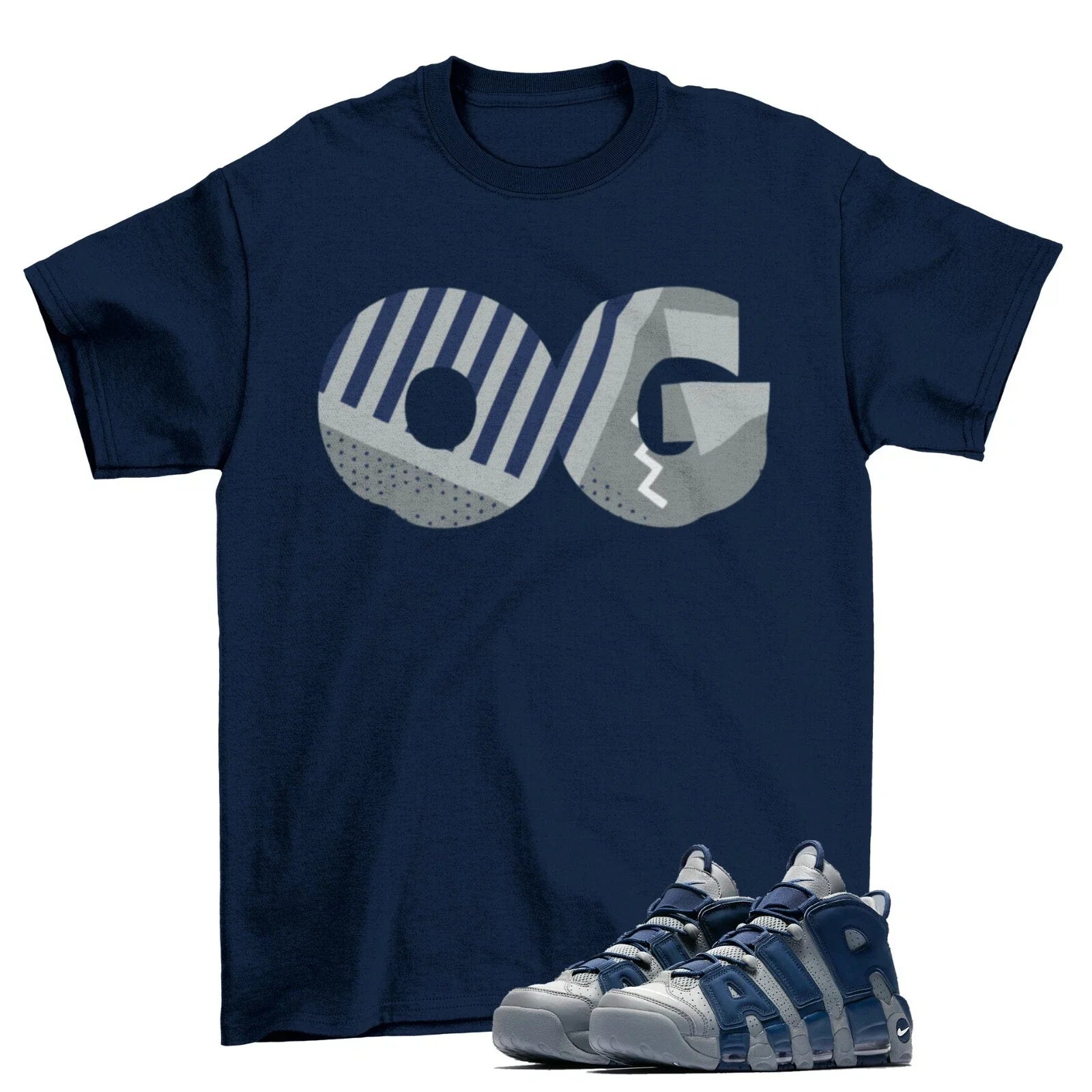 OG Sneaker Shirt to Match Air More Uptempo Georgetown 921948-003 Unisex T-shirt, Sweatshirt, Hoodie, Long Sleeve Tee - T-Shirt, Sweatshirt, Hoodie
