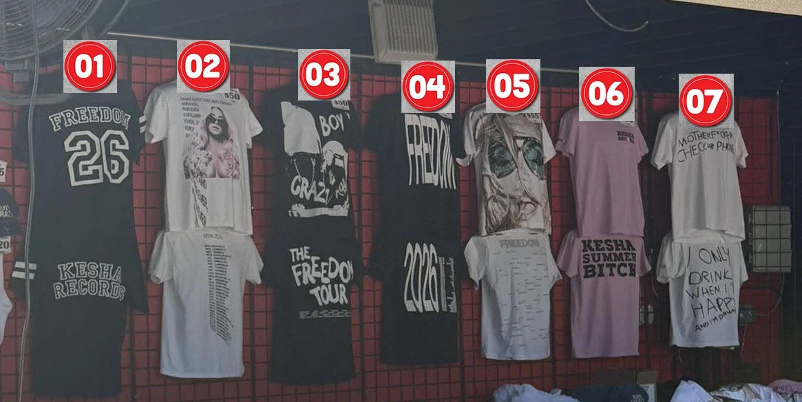 Kesha Freedom Tour 2026 Tee Merch, T-shirt Reprint Unisex T-shirt, Sweatshirt, Hoodie, Long Sleeve Tee - T-Shirt, Sweatshirt, Hoodie