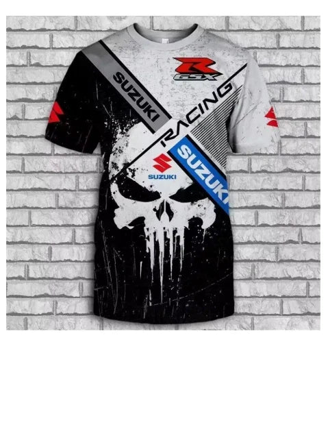Racing Team Men's Summer Sports T-shirt Short Sleeve Men's Unisex T-shirt, Sweatshirt, Hoodie, Long Sleeve Tee - T-Shirt, Sweatshirt, Hoodie