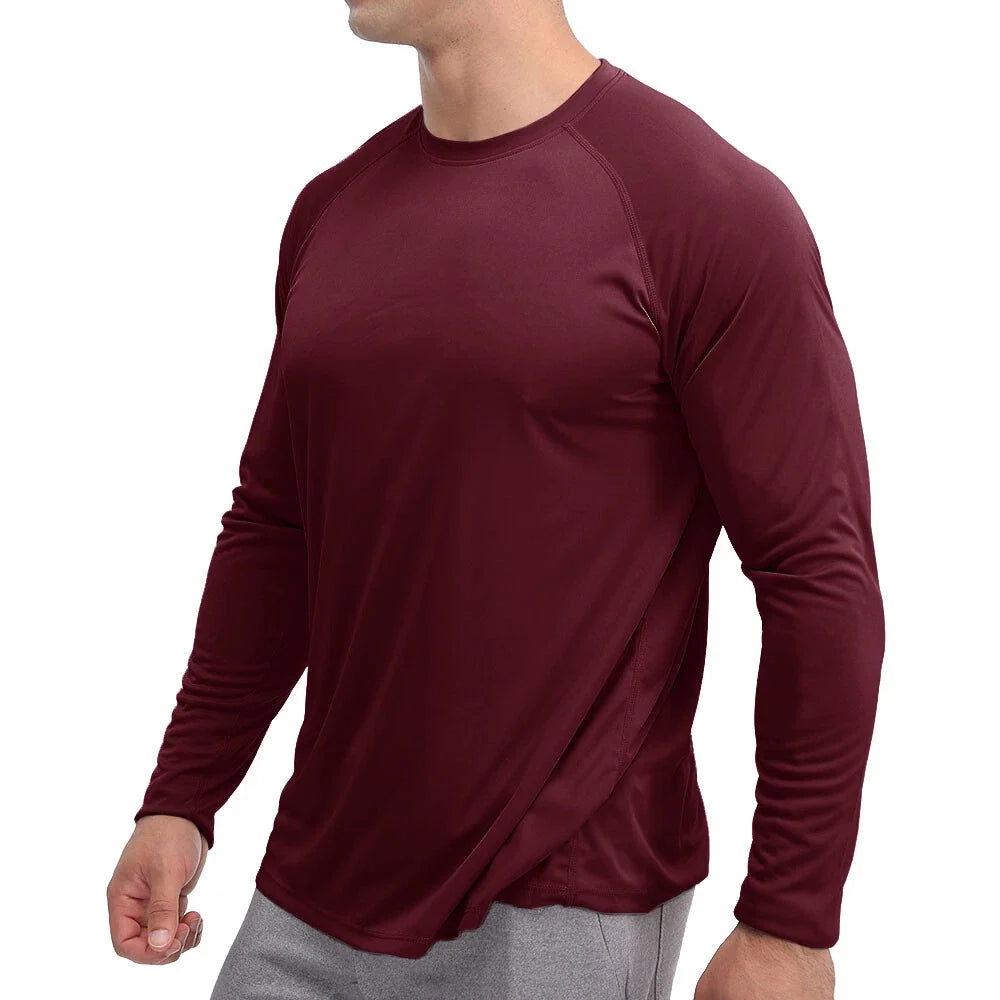 UPF50+ Men's Sun Protection Long Sleeve UV T-Shirt Outdoor Sport Fishing Shirts Unisex T-shirt, Sweatshirt, Hoodie, Long Sleeve Tee - T-Shirt, Sweatshirt, Hoodie