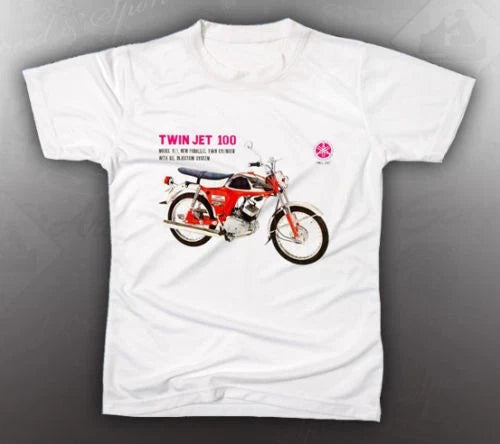 VINTAGE YAMAHA TWIN JET 100 TEE-SHIRT LIKE NOS Unisex T-shirt, Sweatshirt, Hoodie, Long Sleeve Tee - T-Shirt, Sweatshirt, Hoodie