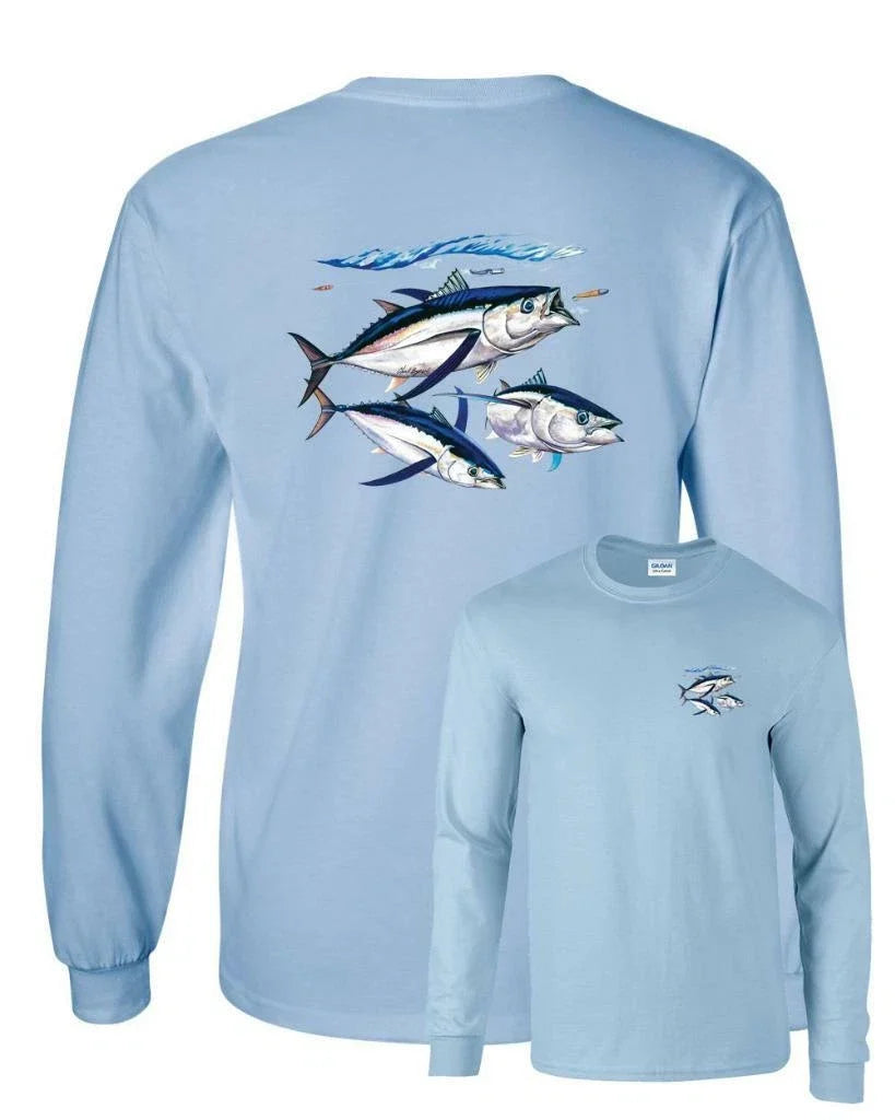 Albacore Tuna Saltwater Fishing Long Sleeve T-Shirt Unisex T-shirt, Sweatshirt, Hoodie, Long Sleeve Tee - T-Shirt, Sweatshirt, Hoodie