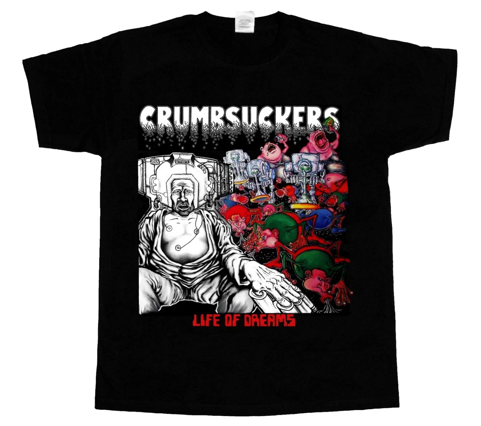 CRUMBSUCKERS LIFE OF DREAMS CROSSOVER PRO-PAIN GANG GREEN NEW BLACK T-SHIRT 4XL Unisex T-shirt, Sweatshirt, Hoodie, Long Sleeve Tee - T-Shirt, Sweatshirt, Hoodie