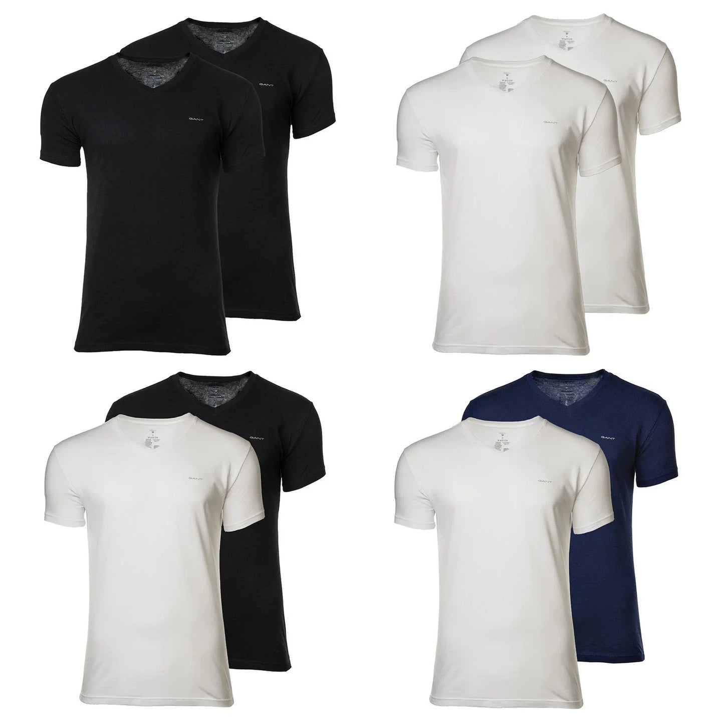 GANT Men's T-Shirt, 2 Pack - V-NECK T-SHIRT 2-PACK, V-Neck, Short Sleeve,... Unisex T-shirt, Sweatshirt, Hoodie, Long Sleeve Tee - T-Shirt, Sweatshirt, Hoodie
