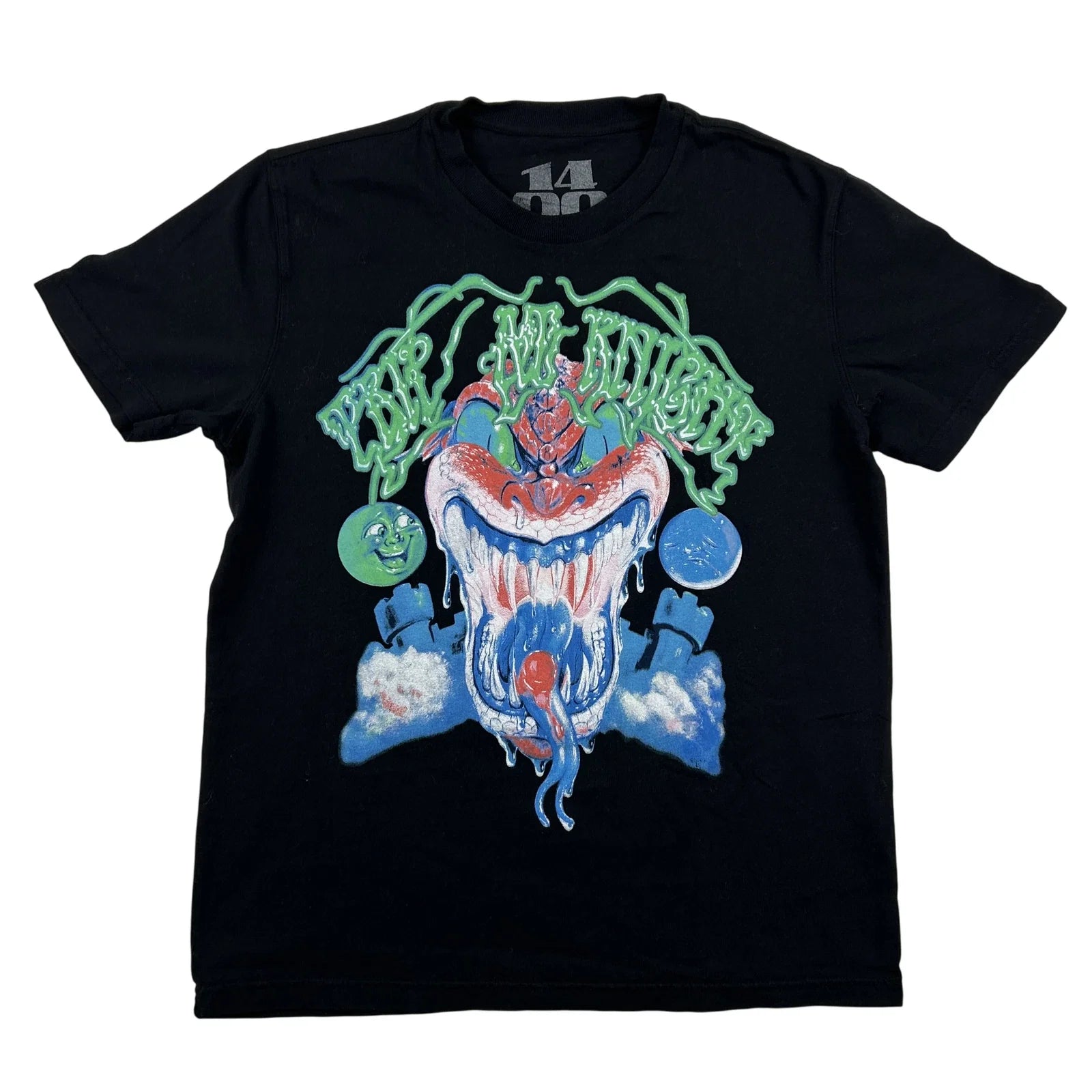 14 00 Shirt Mens Medium Black Graphic Tee Pop My Bubble Snake Face Art Unisex T-shirt, Sweatshirt, Hoodie, Long Sleeve Tee - T-Shirt, Sweatshirt, Hoodie