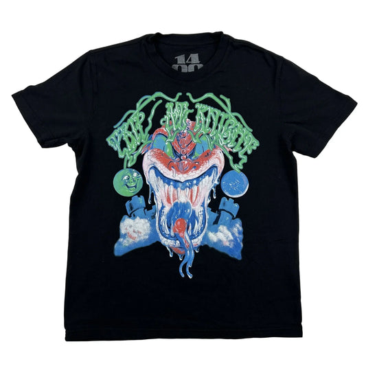 14 00 Shirt Mens Medium Black Graphic Tee Pop My Bubble Snake Face Art Unisex T-shirt, Sweatshirt, Hoodie, Long Sleeve Tee - T-Shirt, Sweatshirt, Hoodie