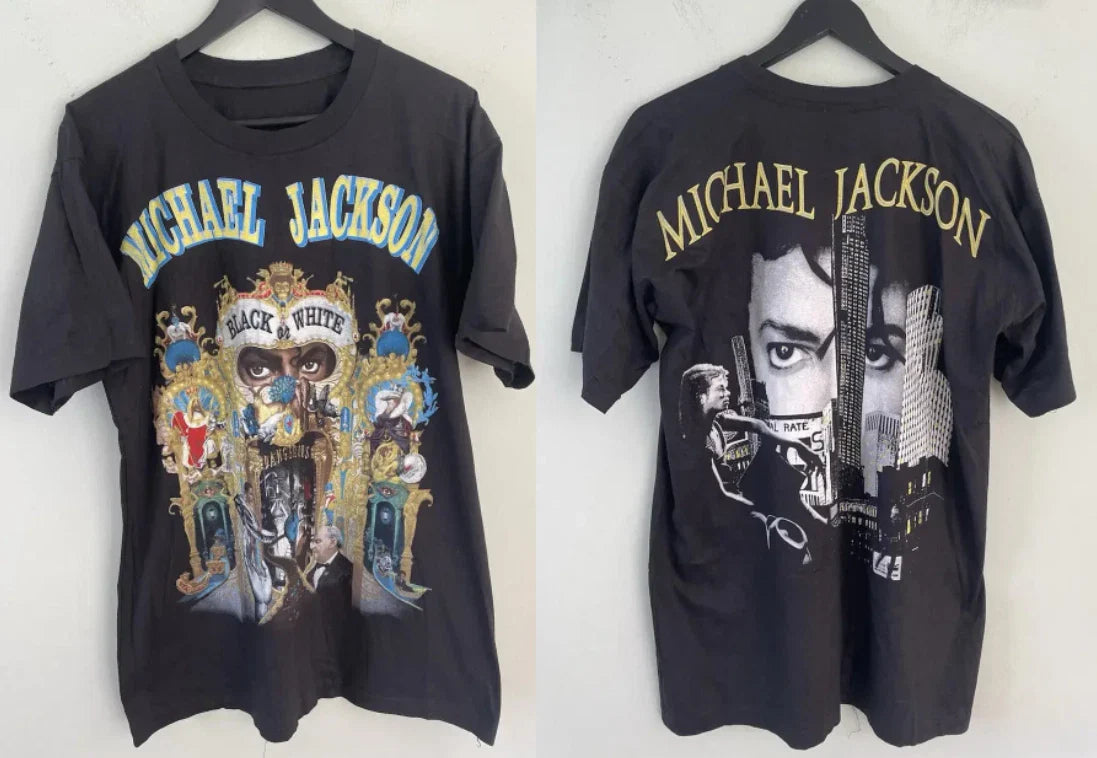 Vintage 90s Michael Jackson Dangerous Bootleg T Shirt S-5XL Unisex T-shirt, Sweatshirt, Hoodie, Long Sleeve Tee - T-Shirt, Sweatshirt, Hoodie