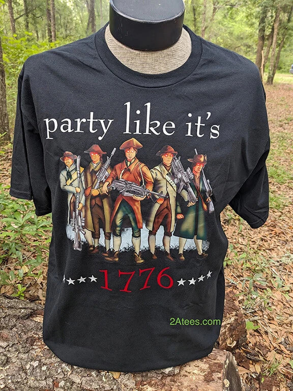 Party Like It's 1776 patriotic tee Unisex T-shirt, Sweatshirt, Hoodie, Long Sleeve Tee - T-Shirt, Sweatshirt, Hoodie