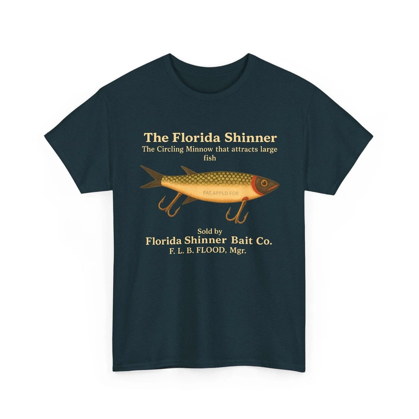 The Florida Shinner Bait Co. Frostproof FL Flood Minnow Fishing Lure T-Shirt Unisex T-shirt, Sweatshirt, Hoodie, Long Sleeve Tee - T-Shirt, Sweatshirt, Hoodie