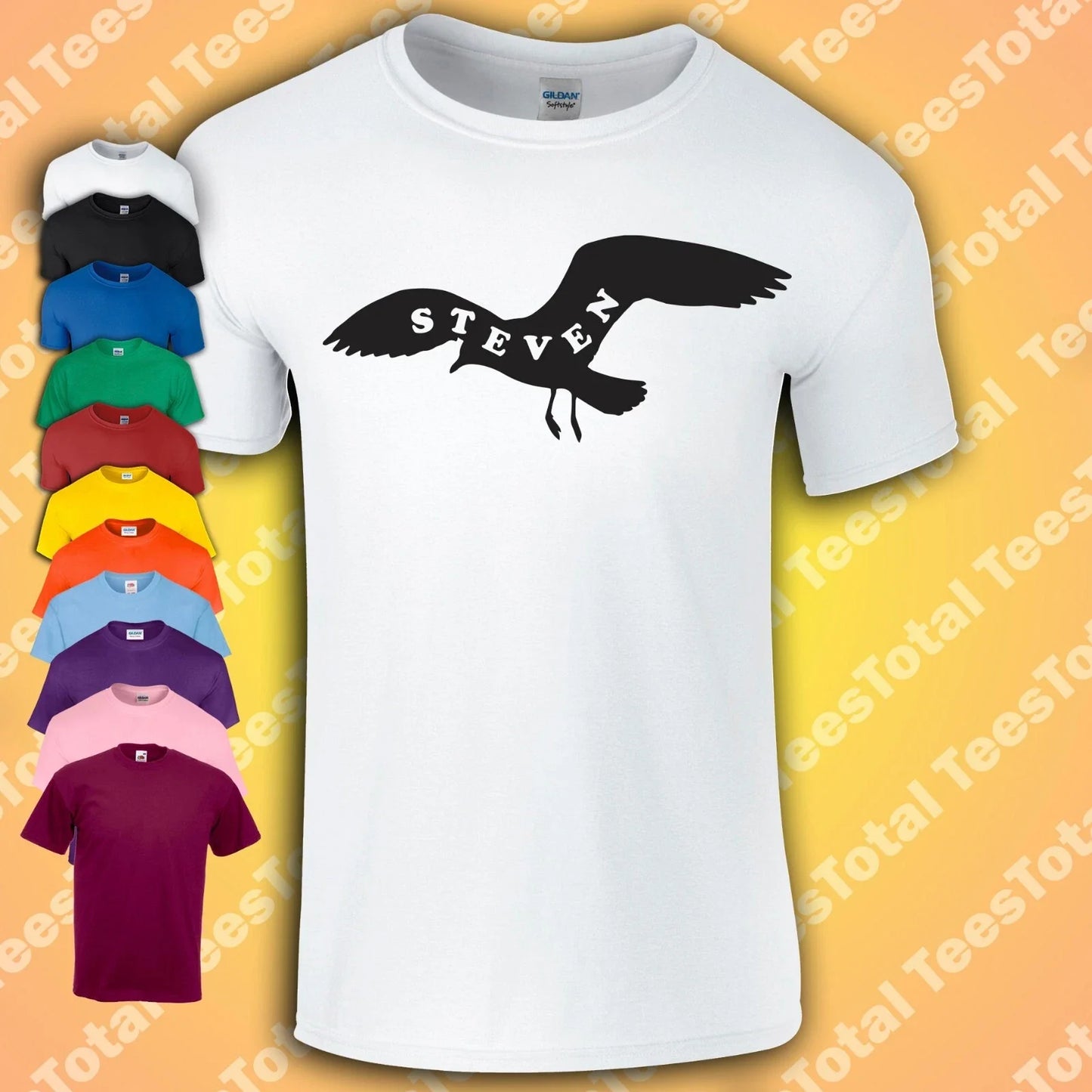Steven Seagull Seagal T-Shirt | Dumb Joke | 90s | Retro | Nostalgia Unisex T-shirt, Sweatshirt, Hoodie, Long Sleeve Tee - T-Shirt, Sweatshirt, Hoodie