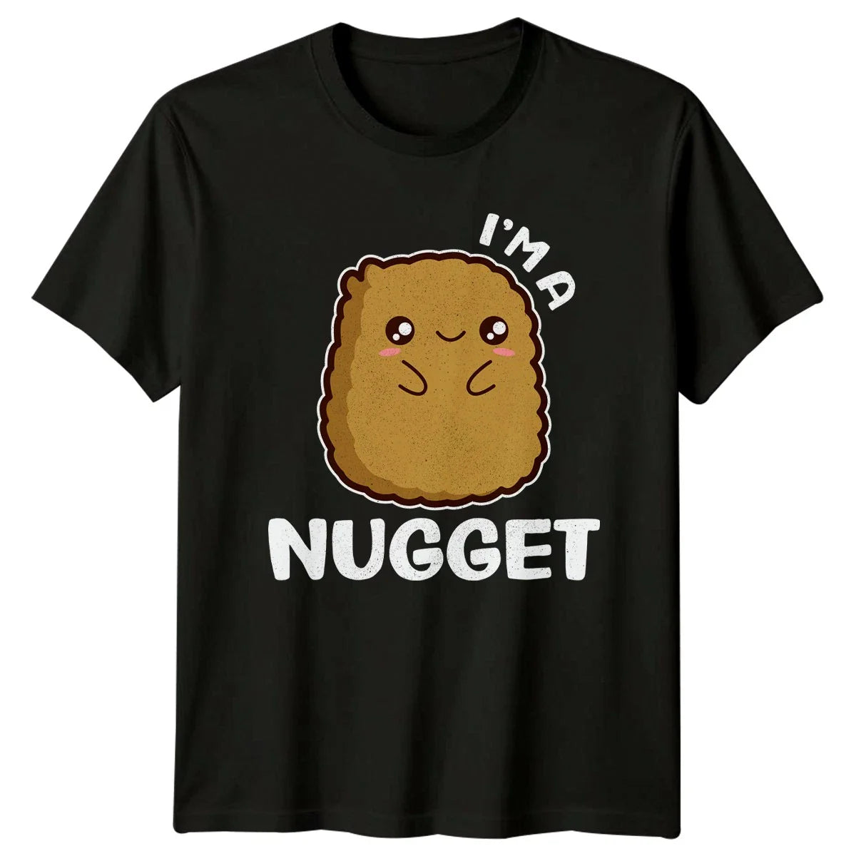 Im A Nugget T-Shirt Kawaii Food Food Humor Birthday Gift For Him And Her Unisex T-shirt, Sweatshirt, Hoodie, Long Sleeve Tee - T-Shirt, Sweatshirt, Hoodie