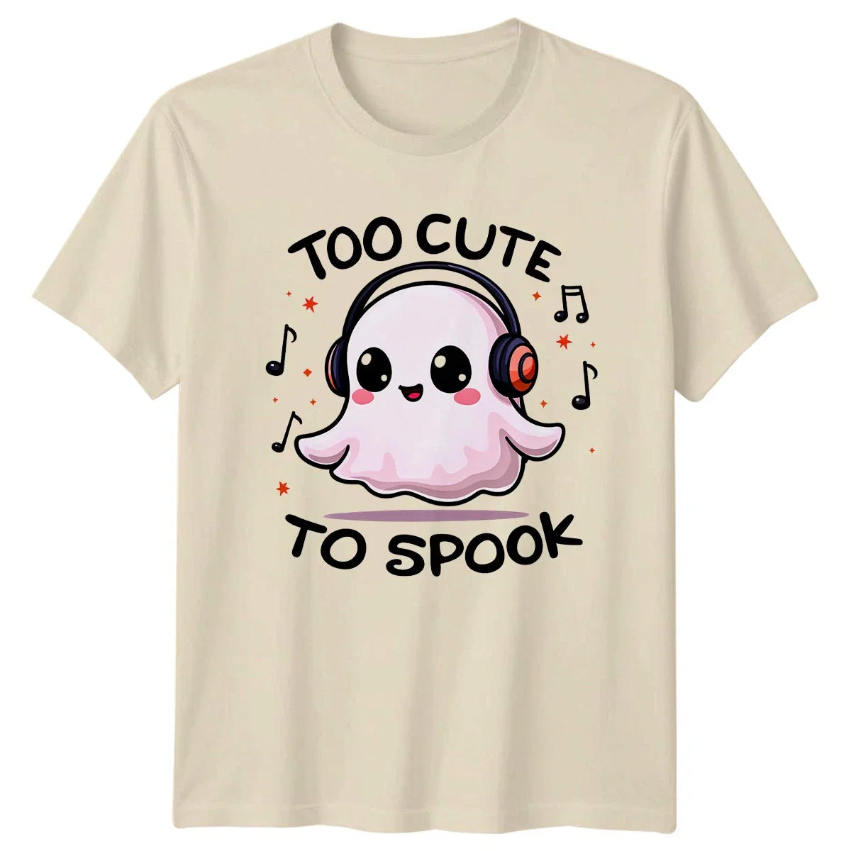 Too Cute To Spook Ghost Halloween Mens Womens Graphic Tee Holidays Unisex T-shirt, Sweatshirt, Hoodie, Long Sleeve Tee - T-Shirt, Sweatshirt, Hoodie