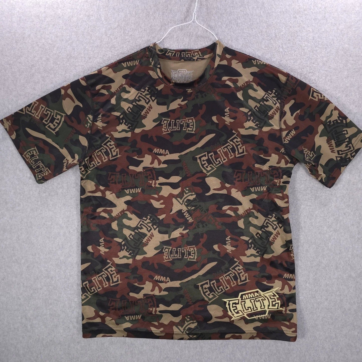MMA Elite Camo AOP Grunge All Over Print Short Sleeve Shirt Mens Medium Unisex T-shirt, Sweatshirt, Hoodie, Long Sleeve Tee - T-Shirt, Sweatshirt, Hoodie