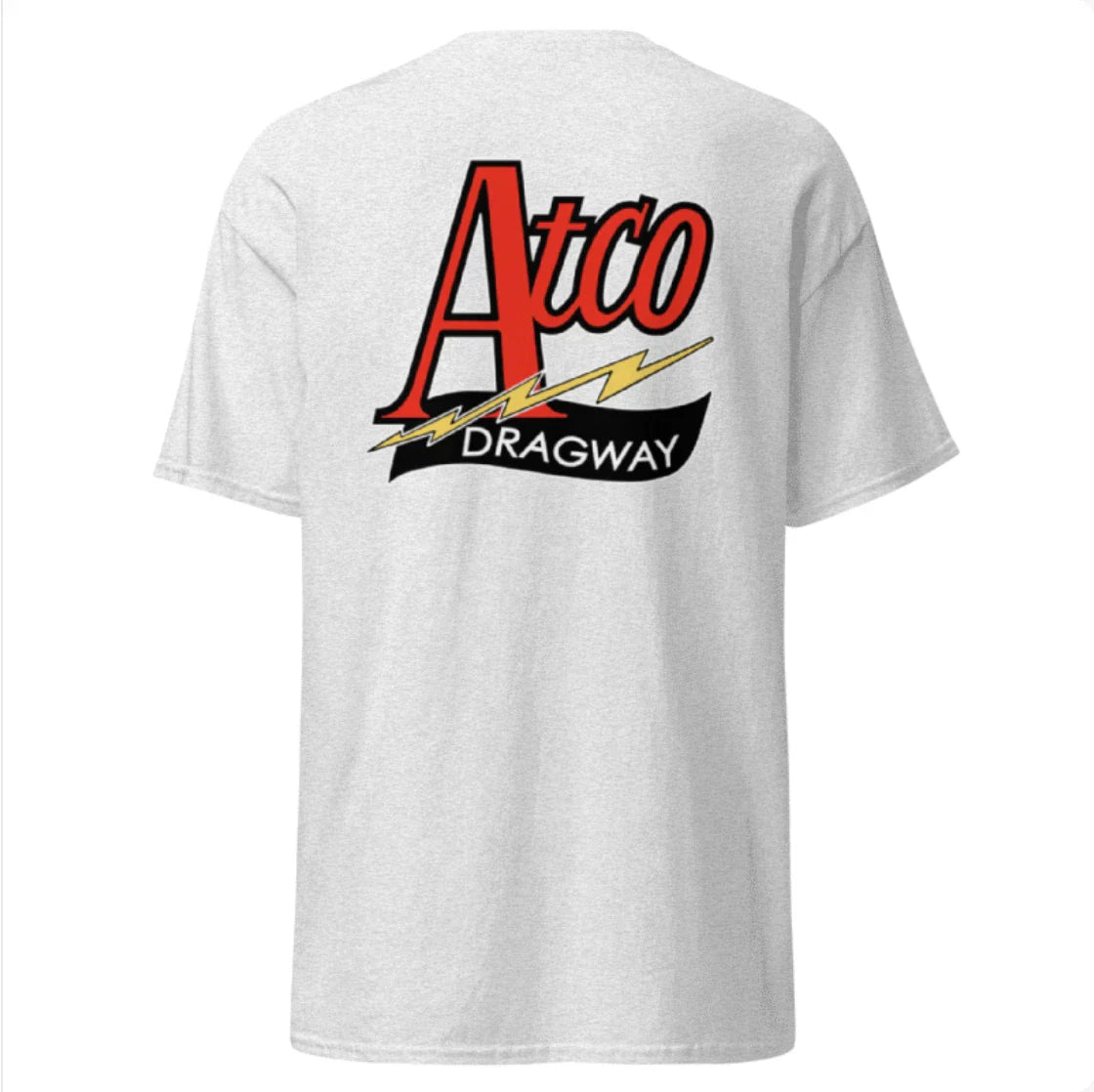 Atco Dragway T-shirt Waterford NJ drag racing NHRA race car hotrod Unisex T-shirt, Sweatshirt, Hoodie, Long Sleeve Tee - T-Shirt, Sweatshirt, Hoodie