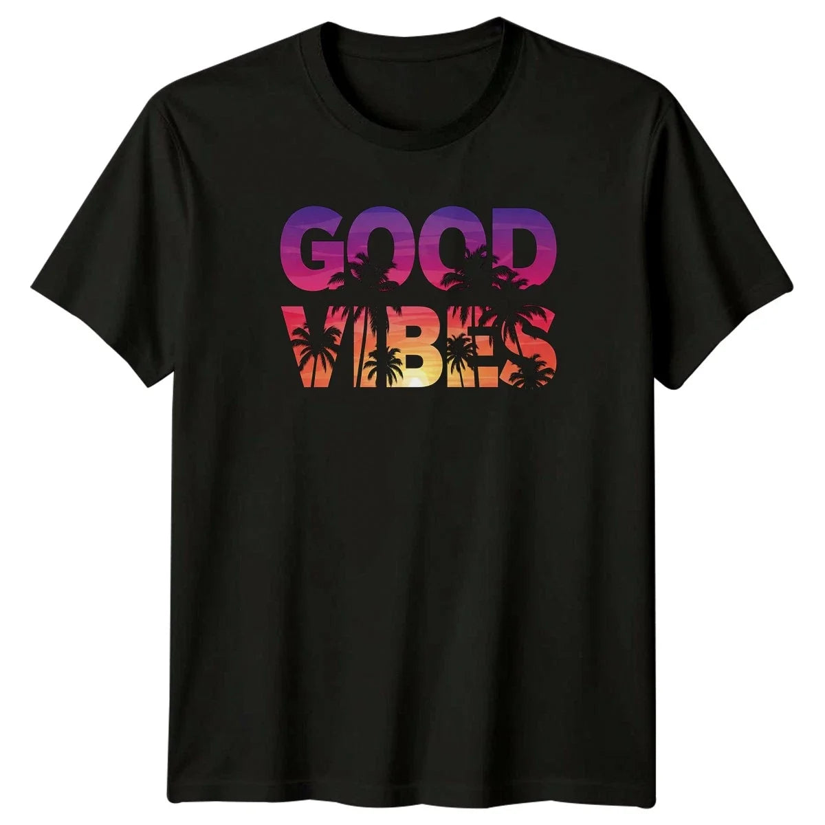Good Vibes T-Shirt Tropical Beach Summer Vacation Gift For Him And Her Unisex T-shirt, Sweatshirt, Hoodie, Long Sleeve Tee - T-Shirt, Sweatshirt, Hoodie