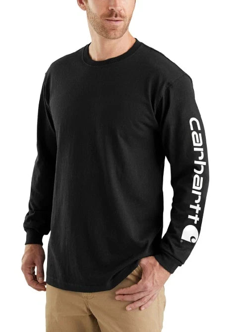 CARHARTT MEN'S K231 LONG SLEEVE SIGNATURE GRAPHIC TEE-26 COLOR OPTS!!! Unisex T-shirt, Sweatshirt, Hoodie, Long Sleeve Tee - T-Shirt, Sweatshirt, Hoodie