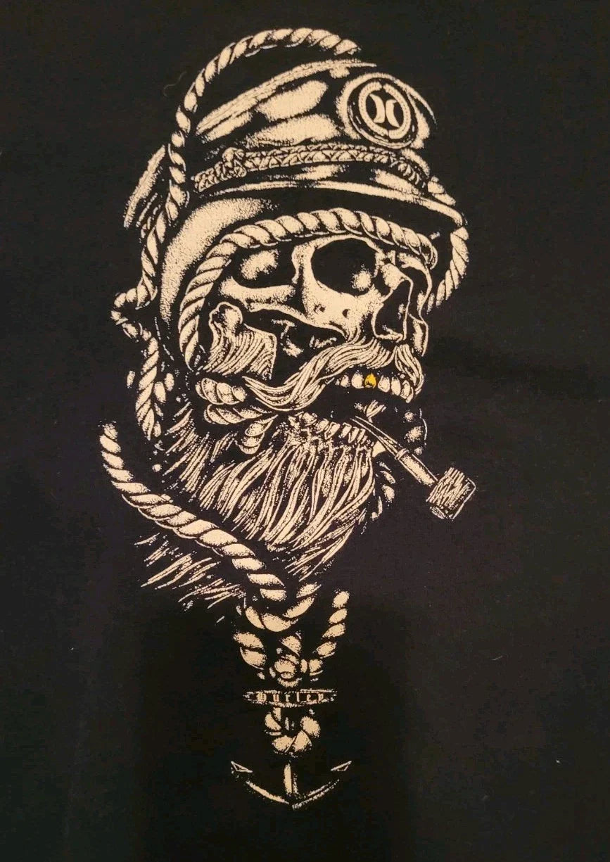 Hulrey Heavyweight T Shirt SZ XL NAUTICAL SKULL SURFER WEAR COOL GRAPHIC Unisex T-shirt, Sweatshirt, Hoodie, Long Sleeve Tee - T-Shirt, Sweatshirt, Hoodie