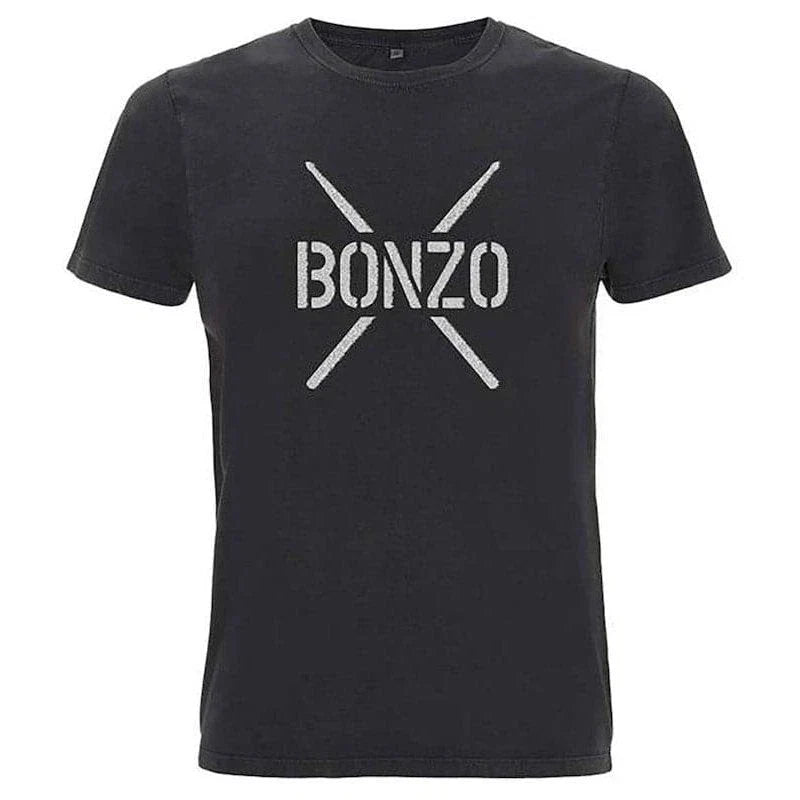 John Bonham Bonzo Stencil T-Shirt Large Unisex T-shirt, Sweatshirt, Hoodie, Long Sleeve Tee - T-Shirt, Sweatshirt, Hoodie