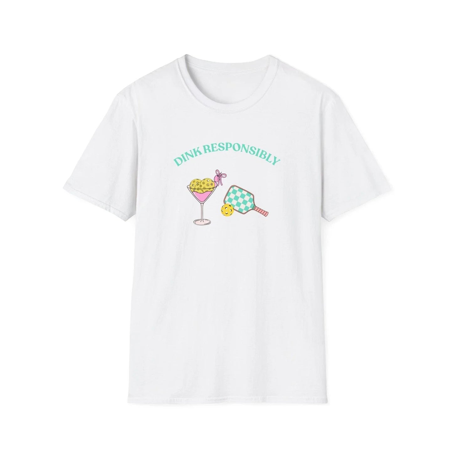 Dink Responsibly cocktail illustration T-Shirt | margarita palm lemon Unisex T-shirt, Sweatshirt, Hoodie, Long Sleeve Tee - T-Shirt, Sweatshirt, Hoodie