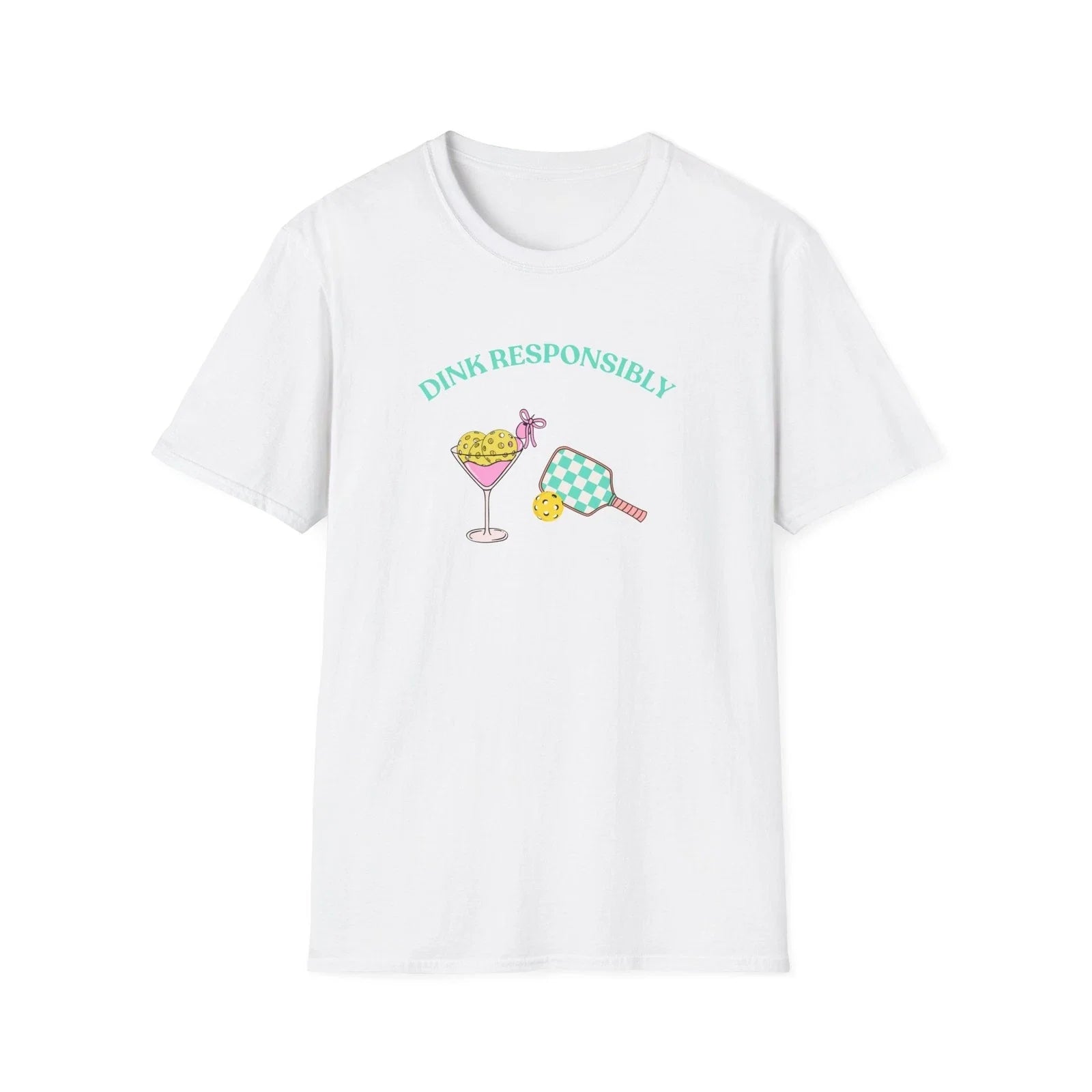 Dink Responsibly cocktail illustration T-Shirt | margarita palm lemon Unisex T-shirt, Sweatshirt, Hoodie, Long Sleeve Tee - T-Shirt, Sweatshirt, Hoodie