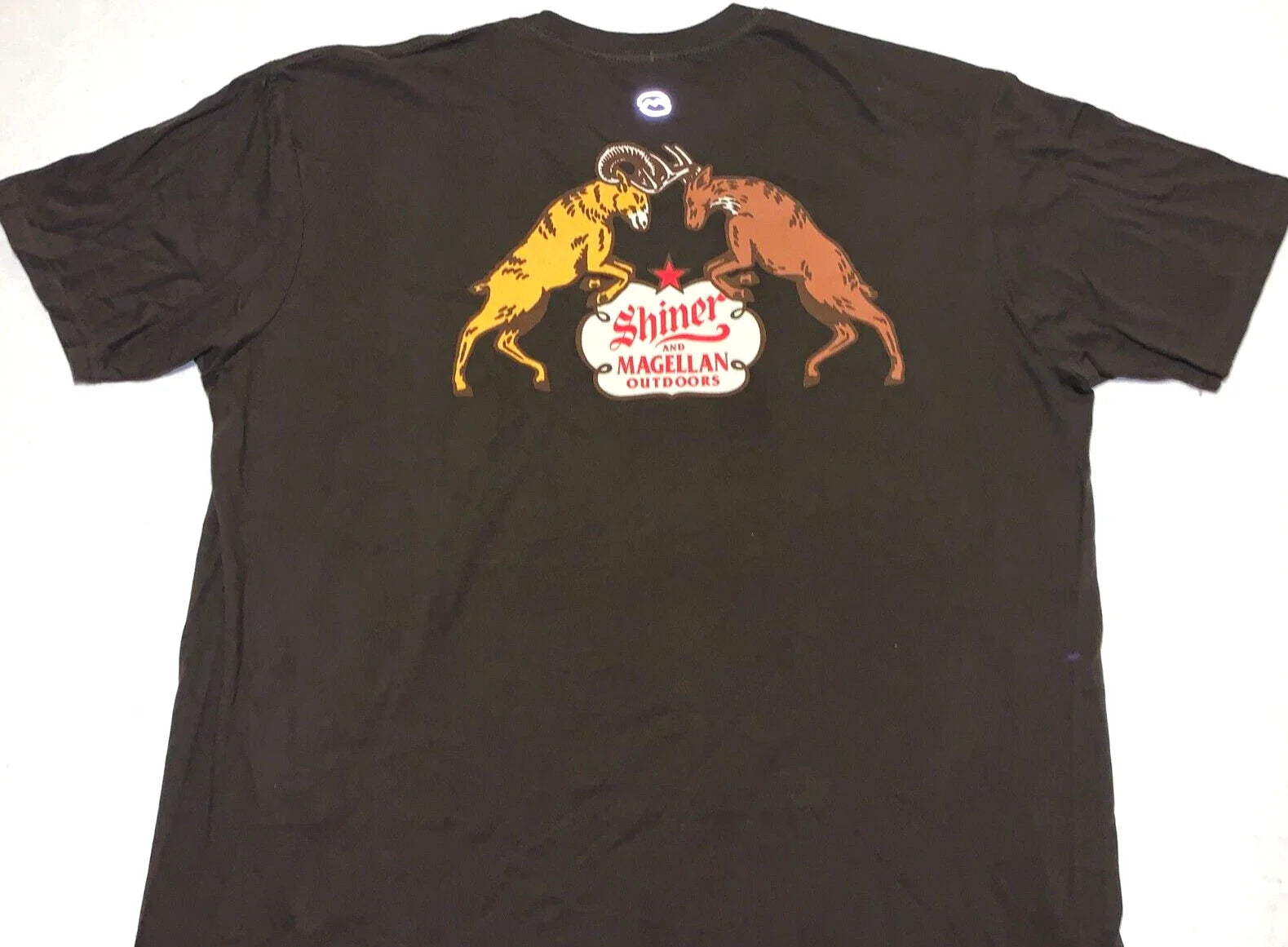 Shiner Bock Beer Texas Brewery Dueling Rams Magellan Outdoors T-Shirt New NWT XL Unisex T-shirt, Sweatshirt, Hoodie, Long Sleeve Tee - T-Shirt, Sweatshirt, Hoodie