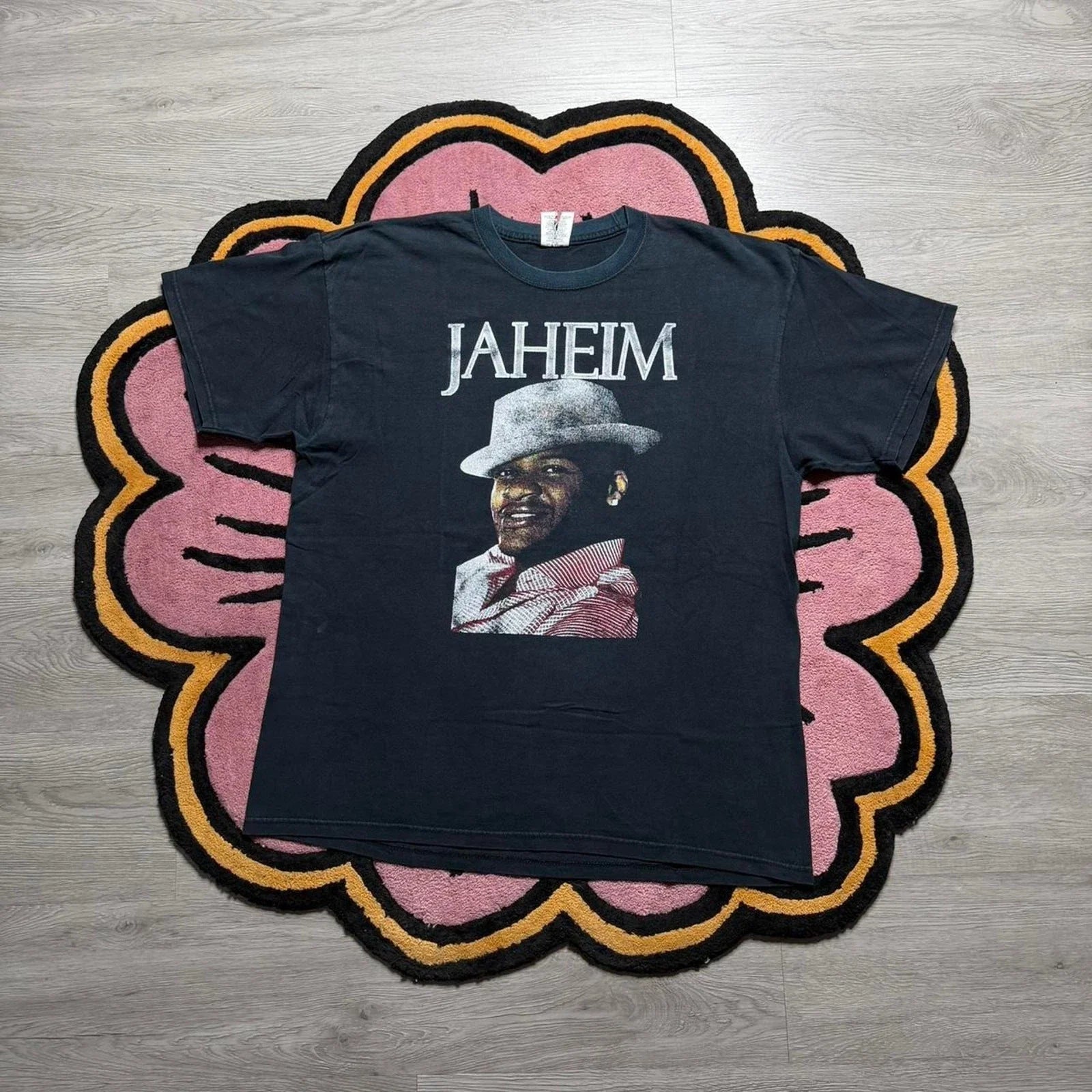 Vintage Y2K Jaheim & Tamia Live 2008 Tour R&B Graphic Logo T-shirt Size XL Black Unisex T-shirt, Sweatshirt, Hoodie, Long Sleeve Tee - T-Shirt, Sweatshirt, Hoodie