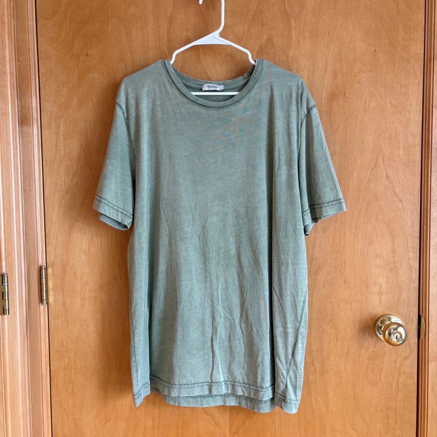 Crossley T-Shirt Mens XXL Green Mineral Wash Cotton Made in Italy HUNT Unisex T-shirt, Sweatshirt, Hoodie, Long Sleeve Tee - T-Shirt, Sweatshirt, Hoodie