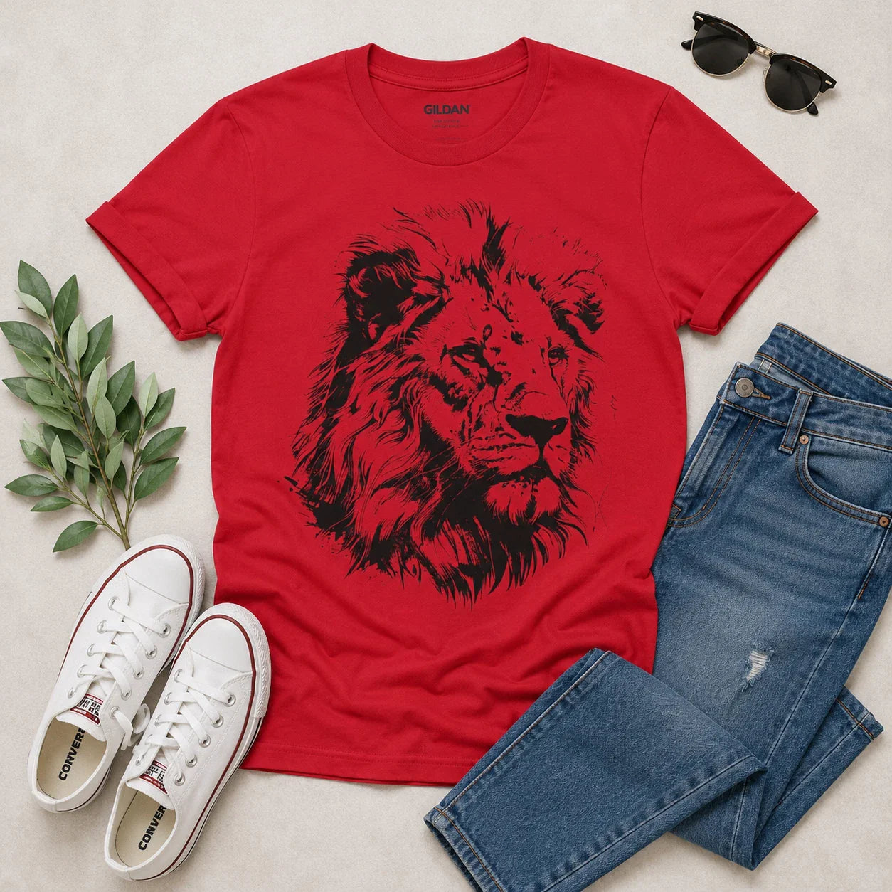 LION King HEAD Shirt Unisex Softstyle T-Shirt Mens Womens Tee Animal Gift NEW Unisex T-shirt, Sweatshirt, Hoodie, Long Sleeve Tee - T-Shirt, Sweatshirt, Hoodie