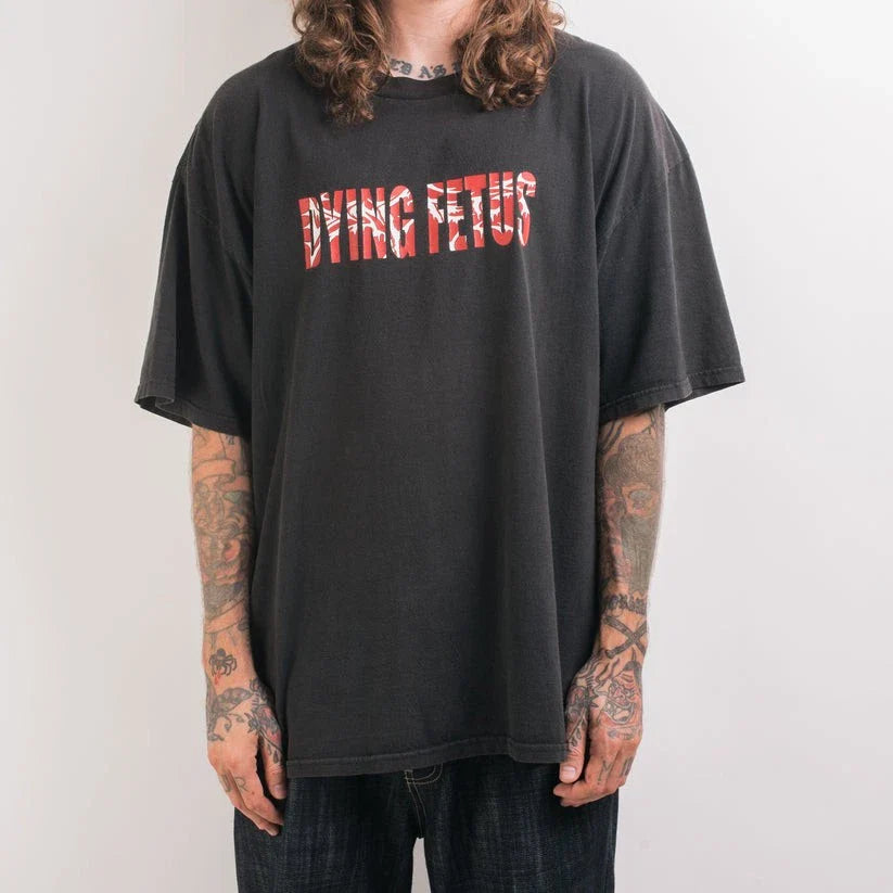 Vintage 90s Dying Fetus T-Shirt Reprint Unisex T-shirt, Sweatshirt, Hoodie, Long Sleeve Tee - T-Shirt, Sweatshirt, Hoodie