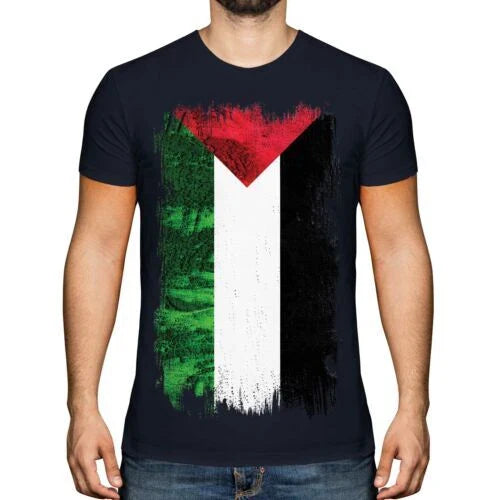 PALESTINE GRUNGE FLAG MENS T-SHIRT TEE TOP FILAST?N PALESTINIAN GIFT SHIRT Unisex T-shirt, Sweatshirt, Hoodie, Long Sleeve Tee - T-Shirt, Sweatshirt, Hoodie