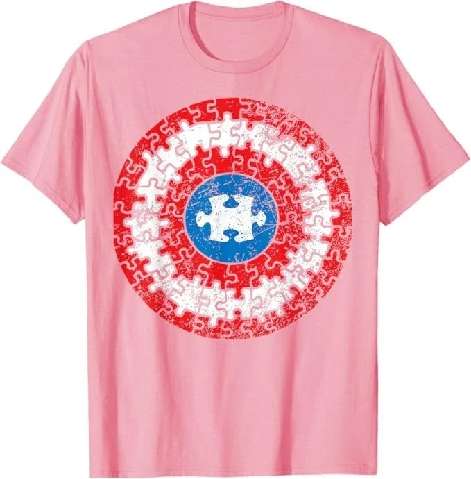 Autism Awareness Captain Shirt Support Autistic Superkid T-Shirt Unisex T-shirt, Sweatshirt, Hoodie, Long Sleeve Tee - T-Shirt, Sweatshirt, Hoodie
