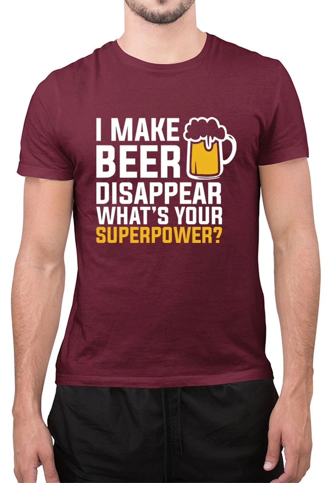Funny I Make Beer Disappear Drink Drunk Man Women Amazing T Shirt Unisex T-shirt, Sweatshirt, Hoodie, Long Sleeve Tee - T-Shirt, Sweatshirt, Hoodie