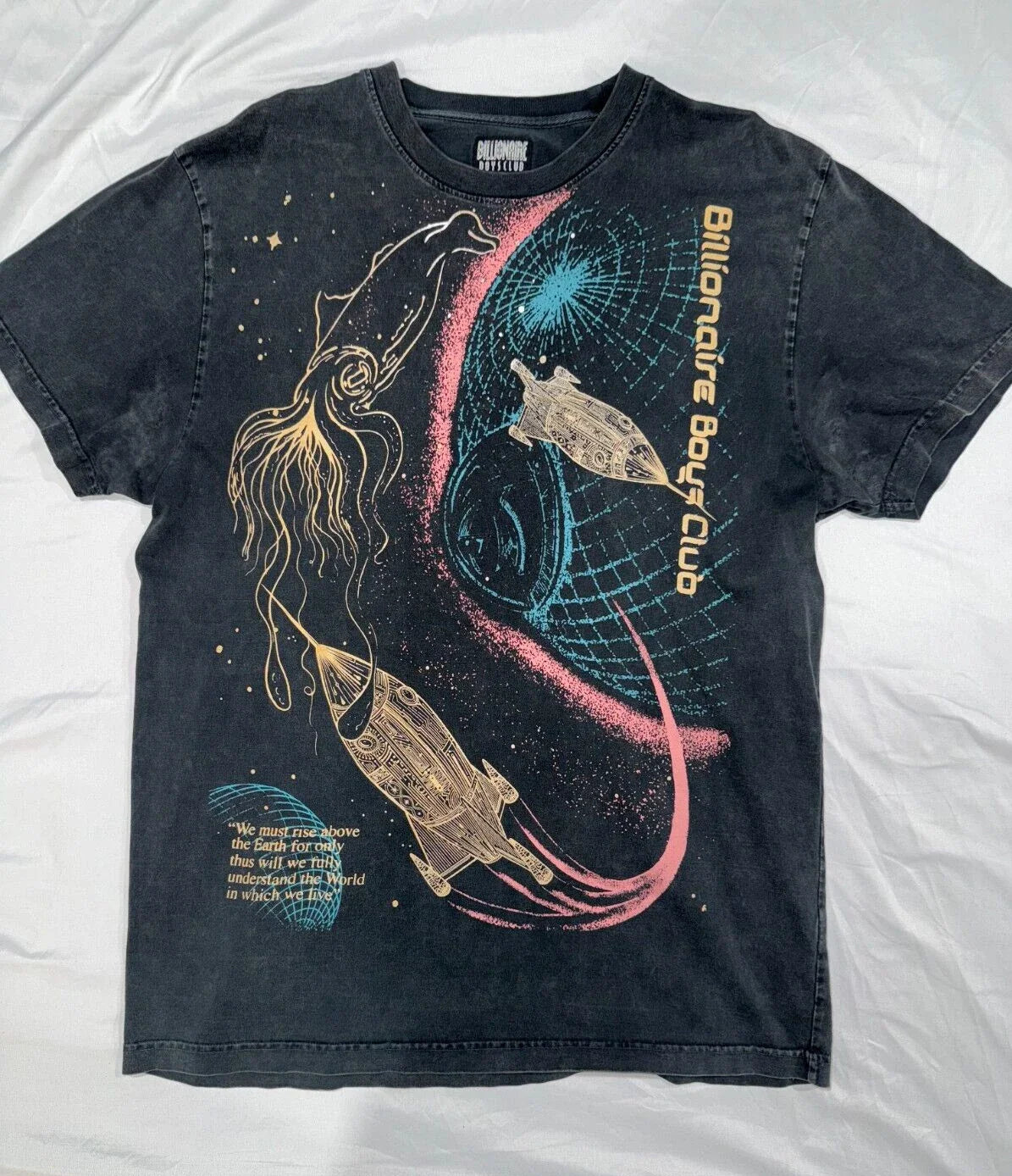 Billionaire Boys Club Event Horizon Shirt Mens XL Black Short Sleeve Cosmic Rare Unisex T-shirt, Sweatshirt, Hoodie, Long Sleeve Tee - T-Shirt, Sweatshirt, Hoodie