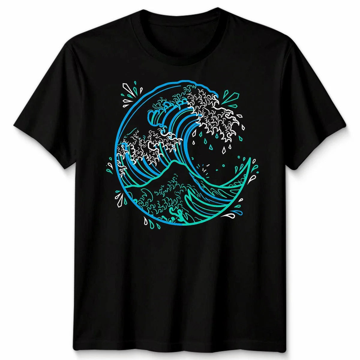 Japanese Hokusai Great Wave Unisex T Shirt Aesthetic Kanagawa Vaporwave Art Gift Unisex T-shirt, Sweatshirt, Hoodie, Long Sleeve Tee - T-Shirt, Sweatshirt, Hoodie