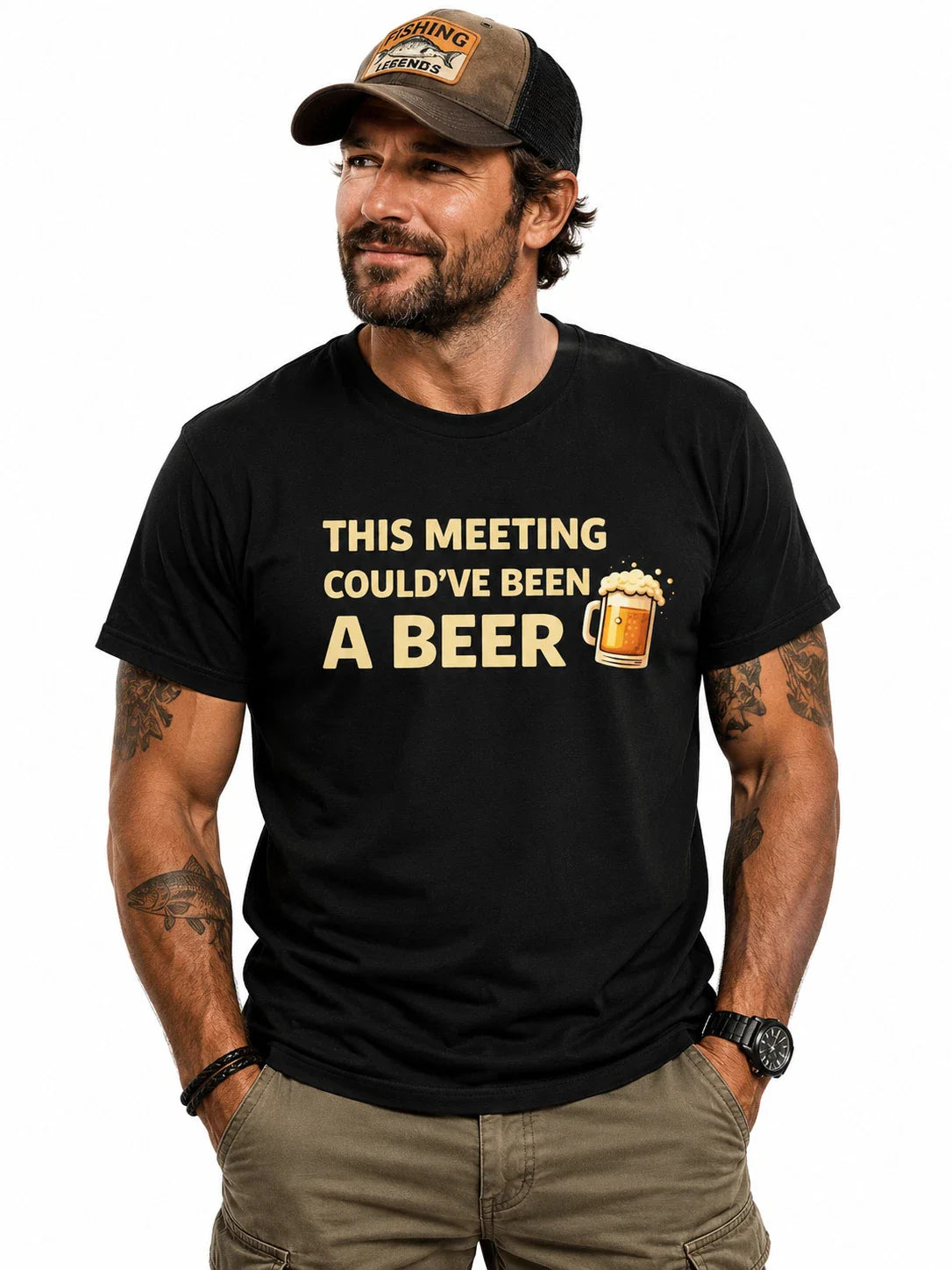 This Meeting Couldve Been A Beer T-Shirt | Funny Office Humor Tee Unisex T-shirt, Sweatshirt, Hoodie, Long Sleeve Tee - T-Shirt, Sweatshirt, Hoodie