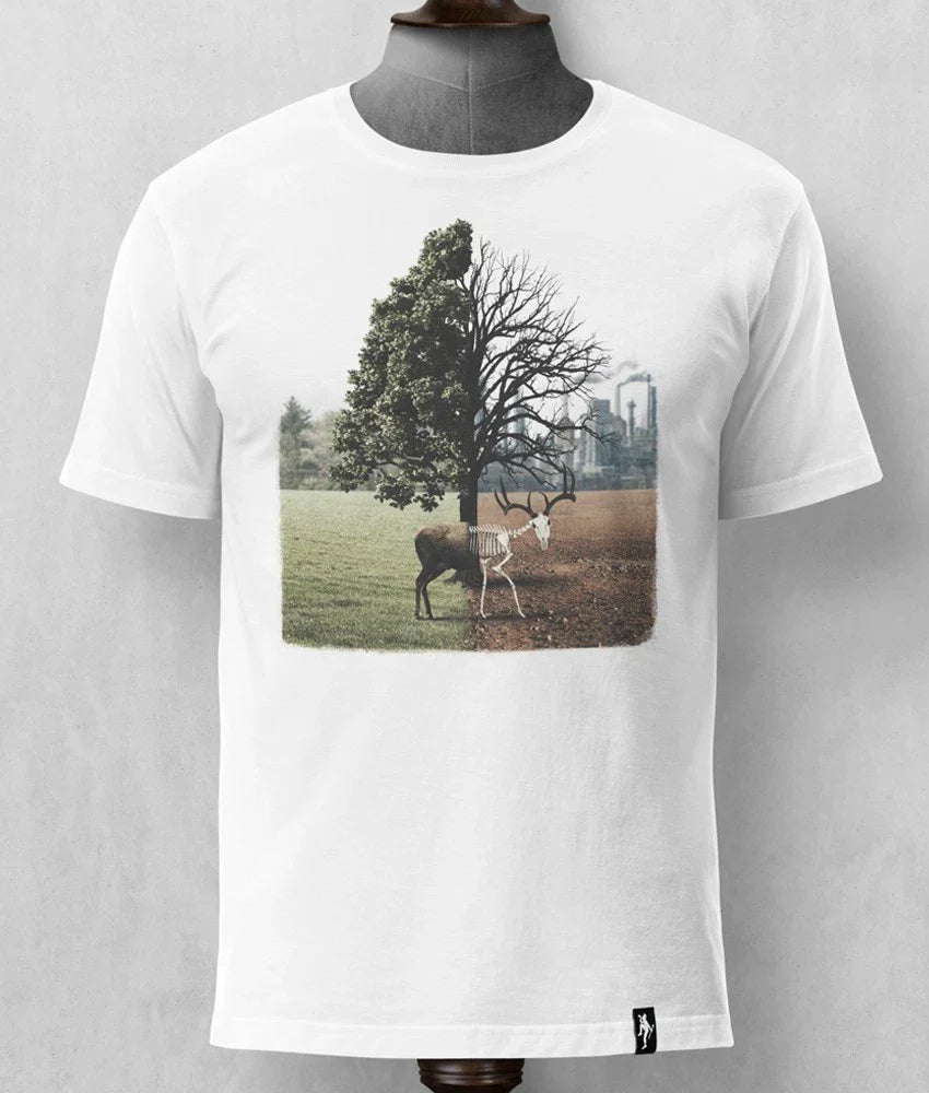 Dirty Velvet Clothing - Organic 'Tomorrows World' T-shirt (XXL & 3XL) Unisex T-shirt, Sweatshirt, Hoodie, Long Sleeve Tee - T-Shirt, Sweatshirt, Hoodie
